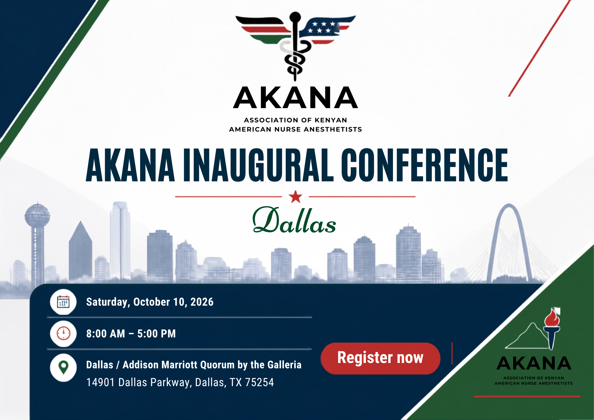 Association of Kenyan American Nurse Anesthetists (AKANA) Inaugural Conference