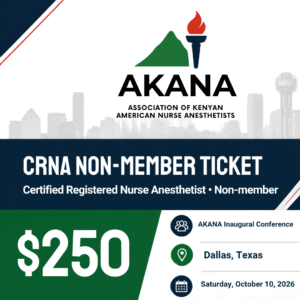 CRNA Non-member Ticket